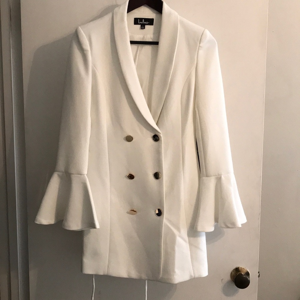 Lulus white blazer dress